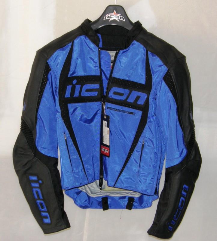 **new** icon arc textile jacket  blue sm small 2820-1124 w\tag