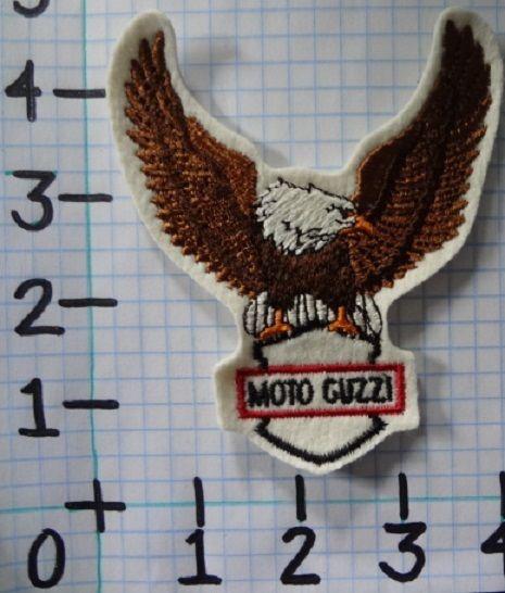 Vintage nos moto guzzi motorcycle patch from the 70's 003