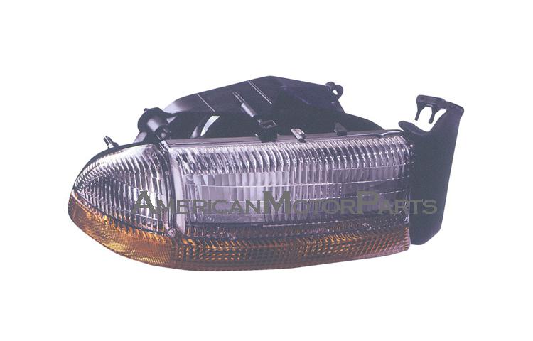 Right passenger side replacement headlight w/ parking and signal lamp dodge