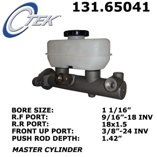 Centric 131.65041 brake master cylinder-c-tek standard brake master cylinder