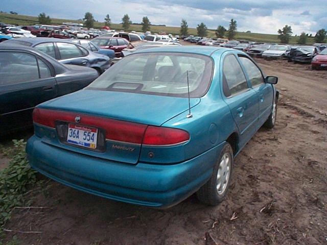 1996 mercury mystique inner trunk tail light lamp