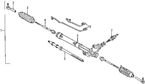 Chevrolet 26053458 genuine oem factory original steering gear assy