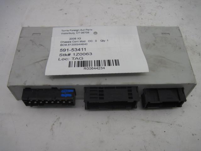 Body control module bmw 320i 330i m3 x3 2001 01 - 07 61356944840 644234