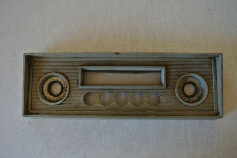 Plymouth valiant pushbutton radio trim plate 1963 1964 dart gt barracuda signet