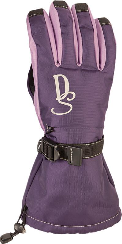 Divas snowgear divine ii womens gloves eggplant/ivory large