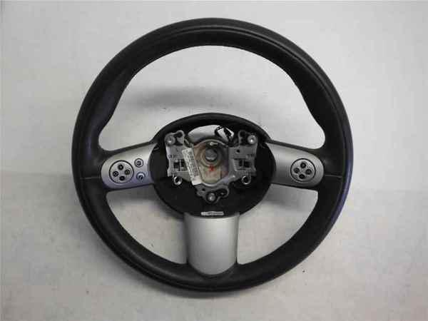 2006 bmw mini cooper oem gray leather steering wheel