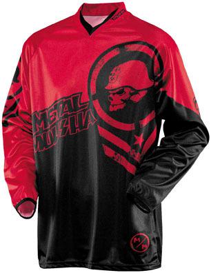 Msr 2014 youth metal mulisha optic blk/red jersey youth extra small xs