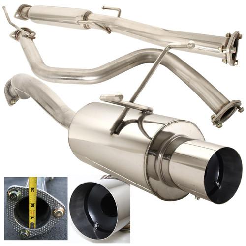 1996 1997 1998 1999 2000 honda civic 2/4dr n1 4" catback exhaust