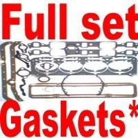 Gaskets full set* chevrolet 6 230, 250, 292 1962-79. > fix all your oil leaks!!!