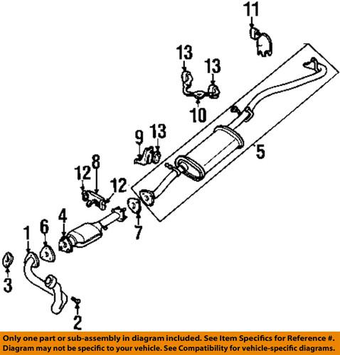 Gm oem 25163564 exhaust system parts/catalytic converter