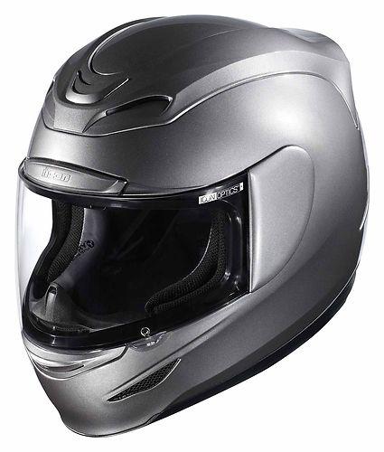 New icon airmada gloss full-face adult helmet, medallion gray, xs