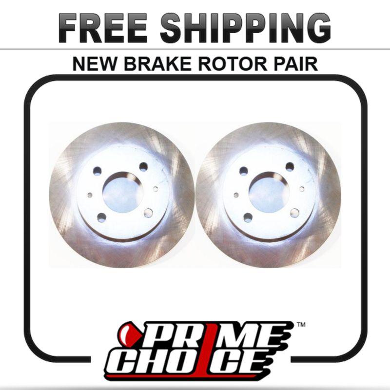 Pair of 2 premium front disc brake rotors new set kit for left and right side