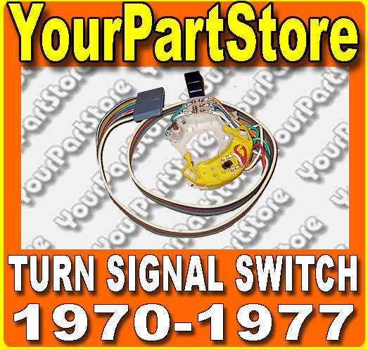 70-77 dodge plymouth chrysler cars turn signal switch