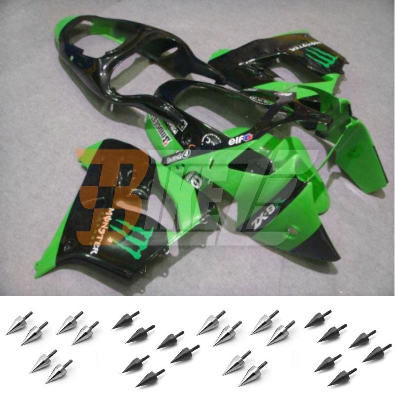 Free bolt kit! body fairing kit bodywork for kawasaki ninja zx9r 2000 2001 m1