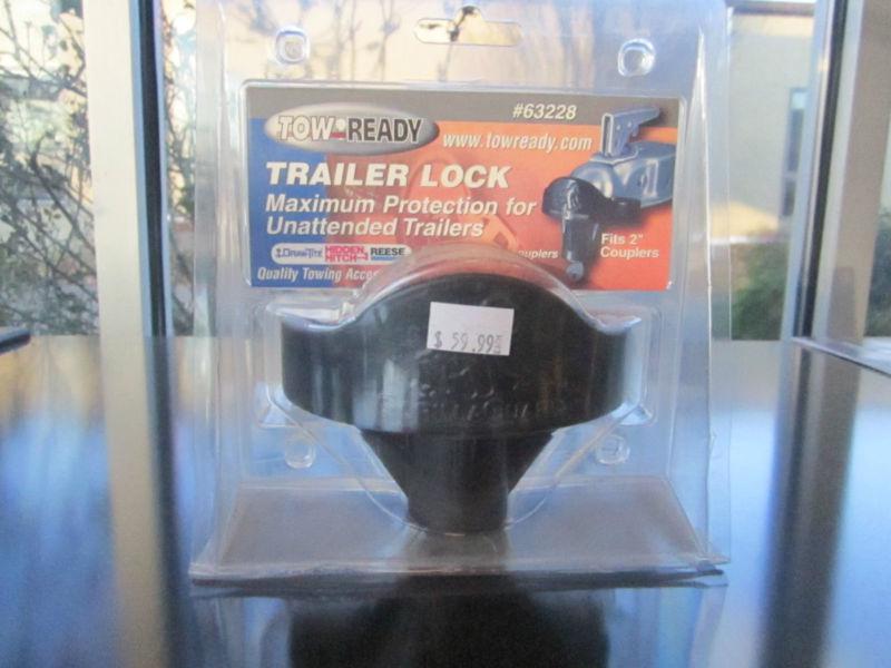 Tow ready trailer coupler lock gorilla guard 2 in. ball #63228 