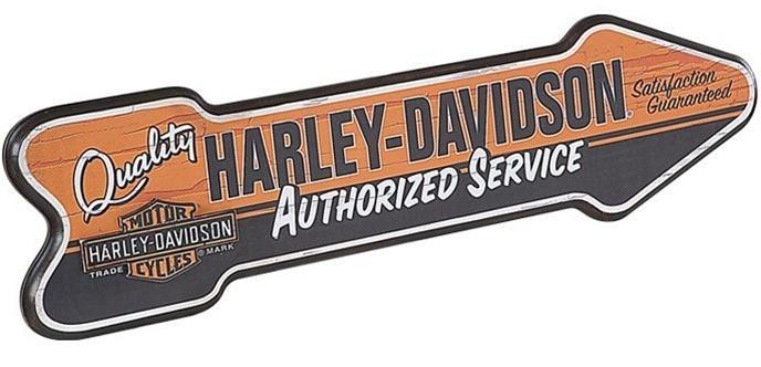Harley-davidson authorized service arrow pub sign