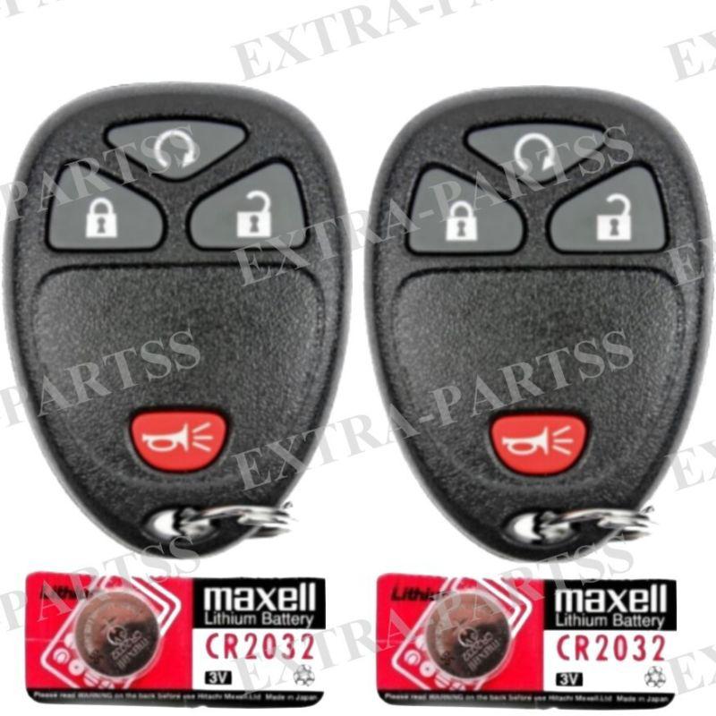 New gm keyless entry key fob clicker transmitter beeper 15114374 + 2 batteries