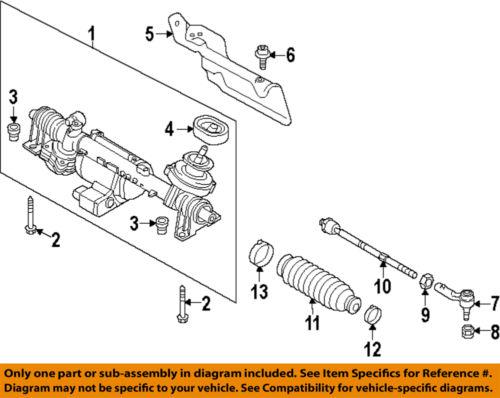 Volkswagen oem n10579702 steering gear-gear assembly mount bolt