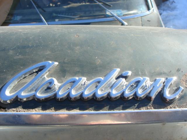 68 69 70 71 72 1969 pontiac acadian hood "acadian" nameplate emblem broken rare