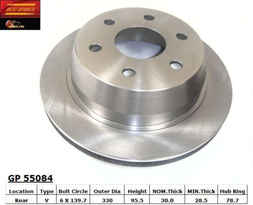 Best brakes usa gp55084 rear brake rotor/disc-disc brake rotor