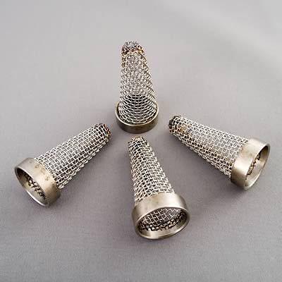 Fragola 999961 oil fitting screens stainless steel set of 4