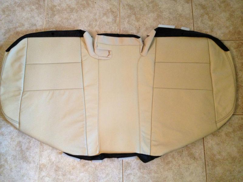 2013 toyota avalon factory original tan leather seat cover (rear lower seats)