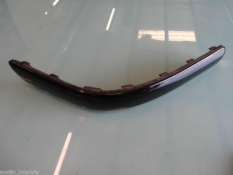 Mk4 vw gti golf rear left bumper cover trim black rub strip factory oem #51