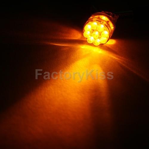 Gau new 5 x car bulbs t20 7440 7443 15-led amber turn/tail/brake light #018