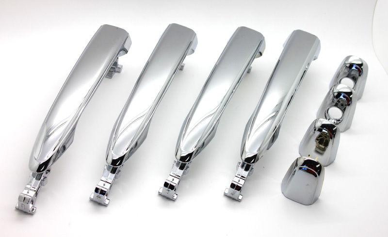 New bright chrome outside door handle set (2-hole) / for listed camry & avalon