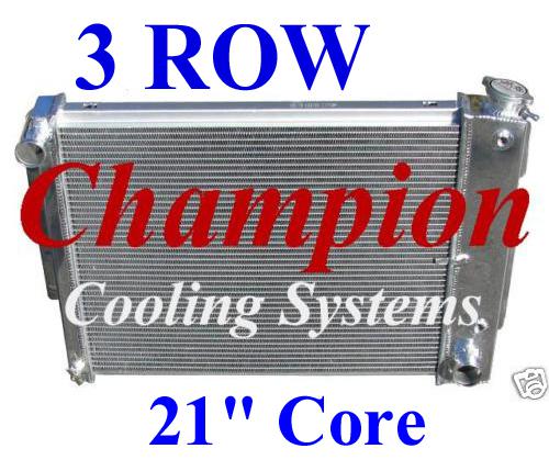 1967 1968 1969 chevy camaro 3 row aluminum radiator part # cc337