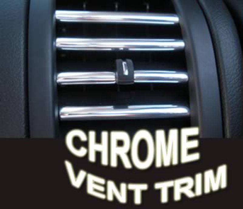 Ac dash chrome vent trim molding nissan-1