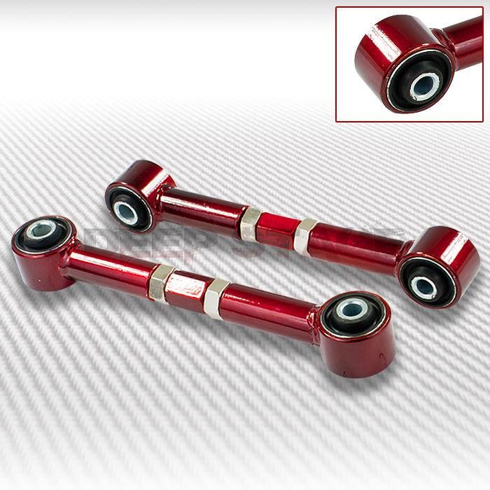 08-11 honda accord acura tsx high strength rear upper control toe arm camber red