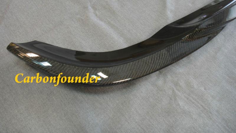 2008-2011 c63 amg gh style carbon fiber front bumper lip spoiler made in taiwan