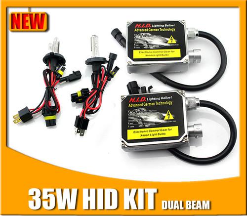 New ac 35w hid dual xenon conversion kit h4 6000k 8000k beam bulbs light us post