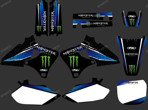 Graphics backgrounds decals for yamaha yz250f yz400f yz426f 1998 99 2000 01 02