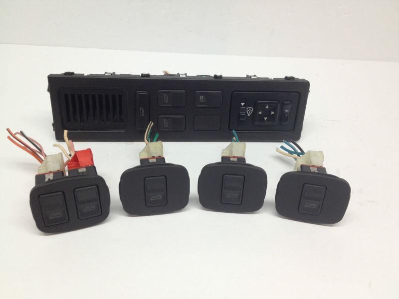 Alfa romeo 164 master window mirror control switch set oem 