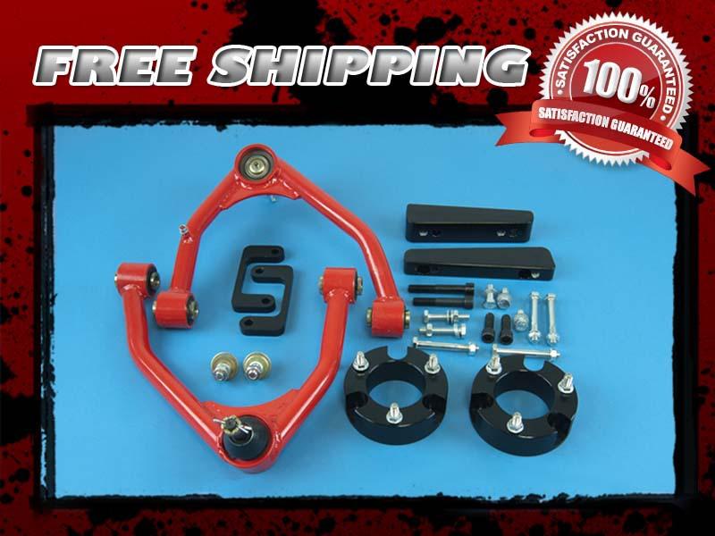 Black nylon coil block control arm lift kit front 3.5" differential drop 4x4 4wd