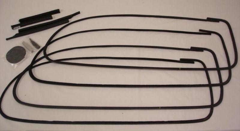 1937 1938 ford tudor sedan rear quarter window channels