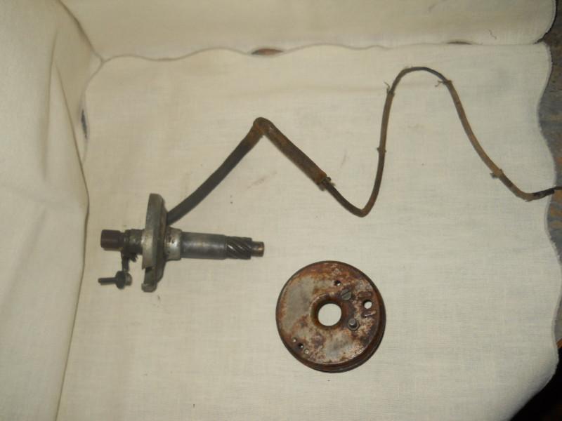 Original harley 45" flathead timer & shaft - distributor