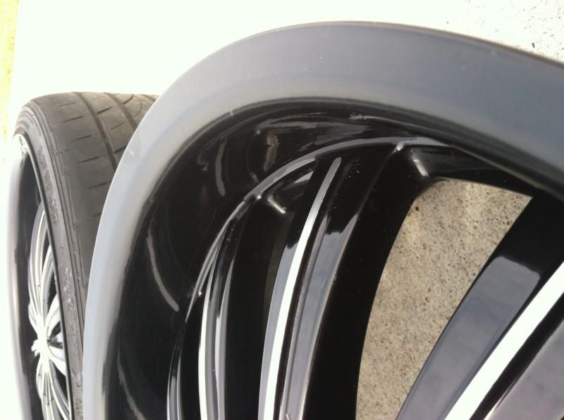 Baccarat 20" black high offset rims