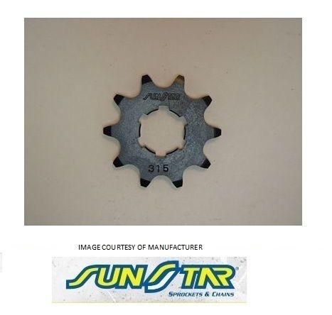 Sunstar 12t counter shaft steel sprocket fits kawasaki kdx klx kx 79-04