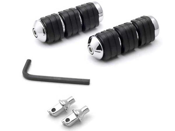 Rear foot pegs footrests l&r for 1998-2009 suzuki boulevard c90 / 1500 intruder