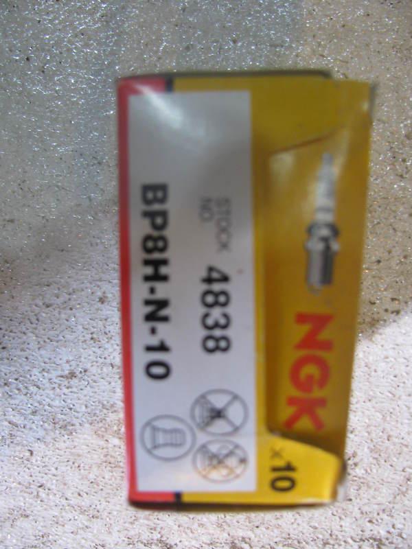 Ngk bp8h-n-10 spark plugs new box of 10 plgs