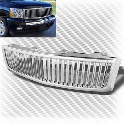 2007-2013 chevy silverado 1500 chrome front sport grille replacement grill set