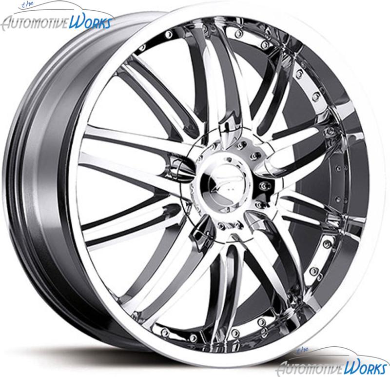 1 - 15x7 platinum 200 apex 5x114.3 5x4.5 5x120 +40mm chrome wheel rim inch 15"