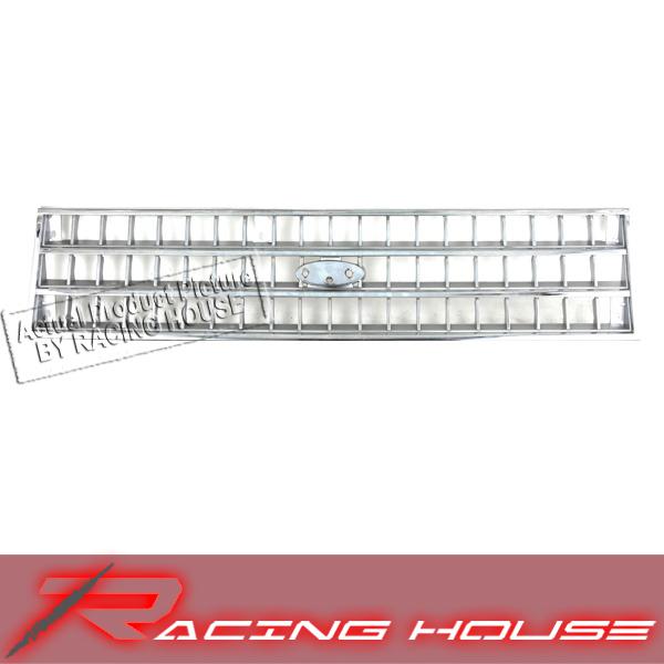 81-85 ford escort gl glx gt ss all chrome grille grill assembly replacement unit