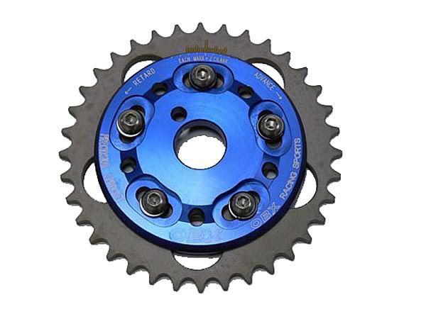 Obx adjustable cam sprocket nissan sr20 sr20det (2pcs)b