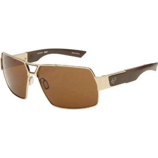 Fox racing the meeting mens sunglasses polished gold/bronze one size