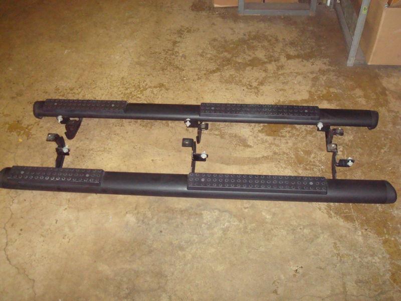 2007-2011 dodge nitro black tube steps nerf bars oem mopar 82210570