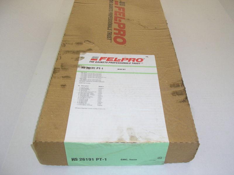 Gm/gmc 4.8l / 5.3l ohv v-8 head gasket set.fel-pro hs26191pt1 2002-2008-unopened